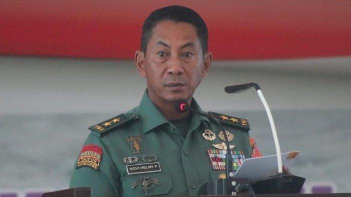DIRUT BULOG BARU - Mayjen TNI Novi Helmy Prasetyo menjabat sebagai Direktur Utama Perum Bulog Per Jumat (7/2/2025). Mayjen TNI Novi Helmy Prasetyo masih berstatus perwira militer.