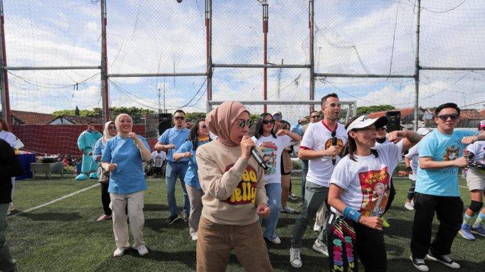Raffi Ahmad Memeriahkan Kampanye Melly Goeslaw Zumba Bersama hingga Demo Masak di Pasteur