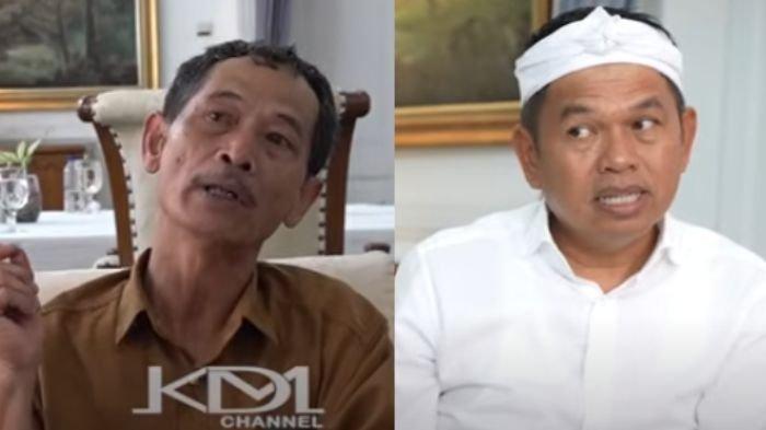 DALANG PEMOTONGAN DANA - Nandar Taryana saat diundang Gubernur Jawa Barat, Dedi Mulyadi. Nandar Taryana, Ketua KKSU Kabupaten Bogor, Jawa Barat mengaku ada yang memerintahnya untu 'menyunat' uang bantuan milik sopir angkot.