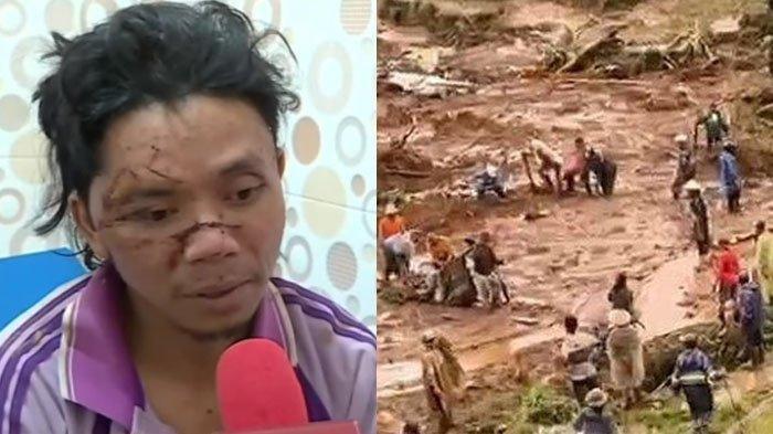 Nasirin, korban selamat yang sempat tertimbun longsor di Pekalongan, Jawa Tengah mengurai kesaksian mengerikan. Nasirin ungkap caranya bertahan hidup. 