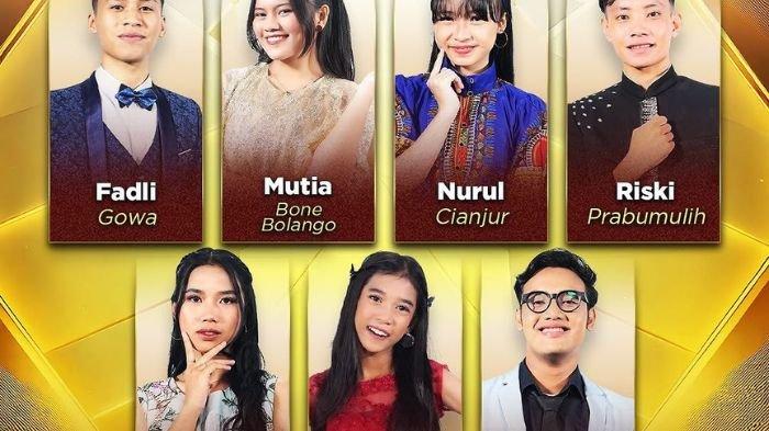 D ACADEMY 7 - Peserta Grup 3 D Academy 7 yang tampil pada babak Final Audition pada Rabu (18/6/2025) malam.