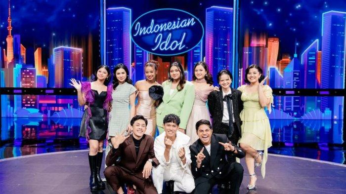 HASIL INDONESIAN IDOL - Para peserta Indonesian Idol 2025 Top 11 yang lolos di babak Spektakuler Show 4 setelah tampil tadi malam, Senin (17/2/2025). - Berikut hasil Indonesian Idol 2025 Top 11 di babak Spektakuler Show 4, peserta dari Tangerang terliminasi