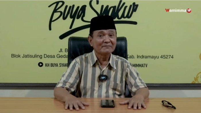 Pimpinan Ponpes Candangpinggan Indramayu, Buya Syakur Yasin, Minggu (5/11/2023).