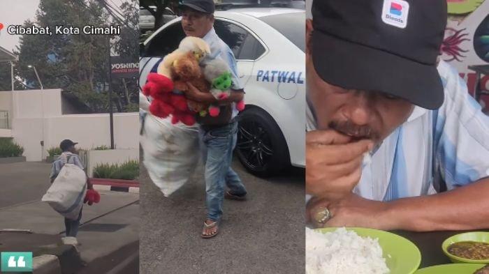 Cerita seorang polisi di Cimahi, Jawa Barat, yang mengajak penjual boneka makan, viral di media sosial