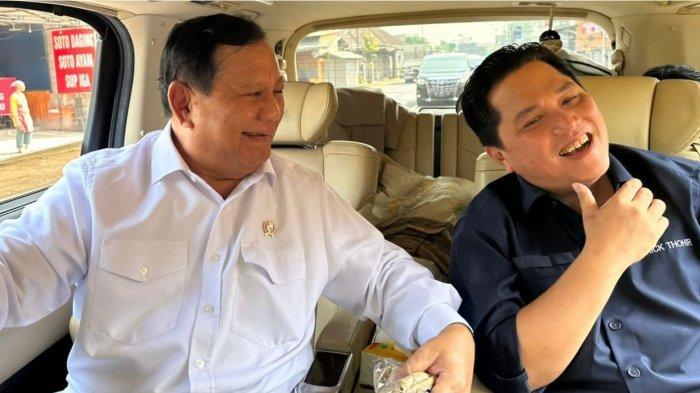 Prabowo Dinilai Lebih Pilih Erick Thohir Ketimbang Ketum PKB untuk Cawapres