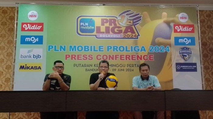 Kebangkitan di kandang sendiri siap ditargetkan Bandung bjb Tandamata di seri kelima bola voli Indonesia, Proliga 2024 di GOR Indoor Jalakharupat, Kabupaten Bandung pada 6-9 Juni 2024. Tribunjabar.id / Adi Ramadhan Pratama. 