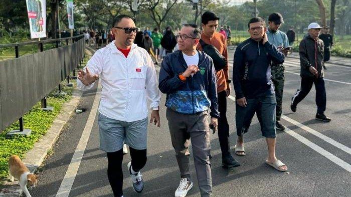 Ronal dan Asep Olahraga dan Ngupat Tahu bareng, Bahas Kota Bamdung