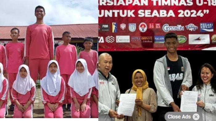 Sagil direkrut jadi atlet basket.