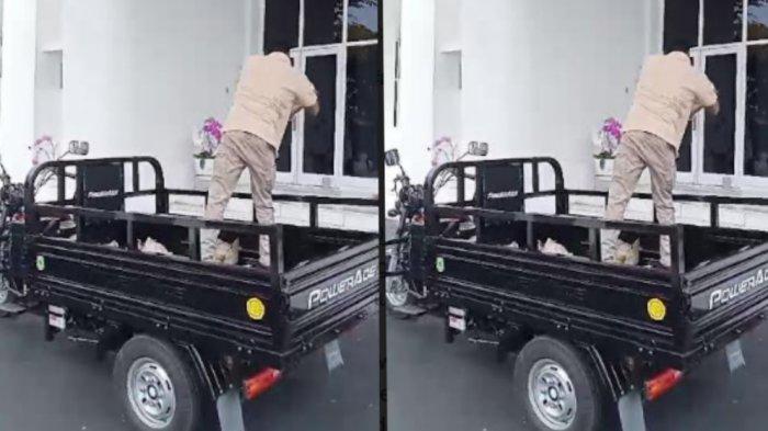 Seorang pria nekat buang sampah di Kantor Bupati Kuningan Sabtu (28/9/2024) sekitar pukul 11.00. Videonya kemudian viral.