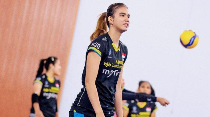 Shella Bernadetha saat bermain untuk klub BJB Tandamata