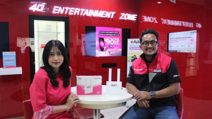 Smartfren membawakan produk terbarunya, yaitu Smartfren Home RE11 yang merupakan wireless router untuk memberikan pengalaman internet rumah yang mudah, kuota besar, dan hemat.