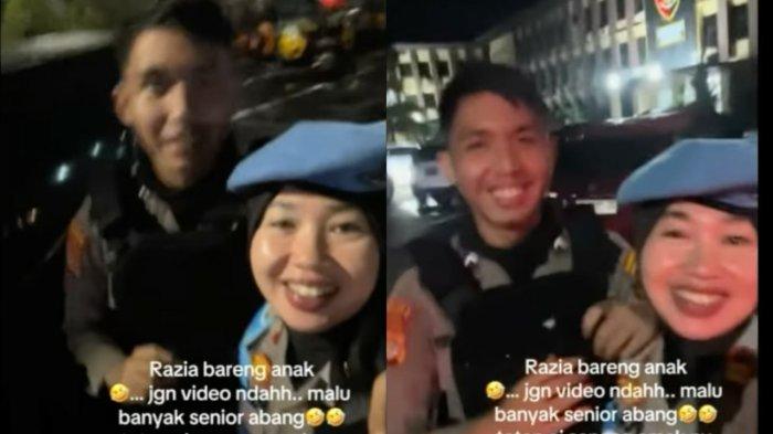 Sosok Ibu dan Anak Sama-sama Berprofesi Polisi Viral Tugas Raziaan Bareng, Paras Sang Ibu Awet Muda Disorot