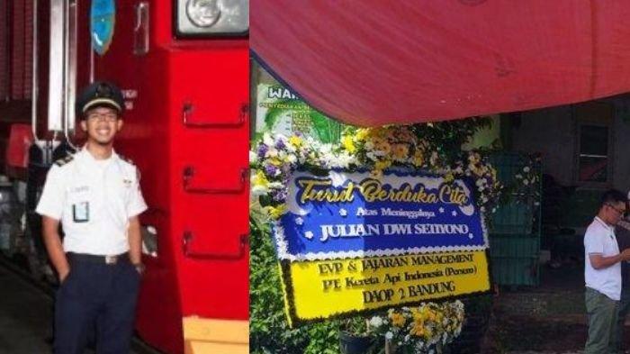 Masinis Julian Dwi Setiono menjadi salah satu korban meninggal dalam tabrakan kereta api yang terjadi di Cicalengka, Jumat (5/1/2024) pagi.