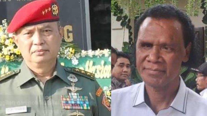 TNI DAN HERCULES - Tangkapan layar foto dokumentasi Yayat Sudrajat (kiri), Jenderal Kopassus dikutip dari Youtube Hersubeno Point, (5/5/2025) dan Ketua Umum DPP Gerakan Rakyat Indonesia Bersatu (GRIB) Jaya Hercules Rosario de Marshal (kanan), setelah menemui Joko Widodo (Jokowi) di Kota Solo, Jawa Tengah (Jateng), pada Selasa (15/4/2025). - Berikut ini sosok Yayat Sudrajat Letjen TNI (Purn) murka ke ketua umum ormas Hecules karena mengusik TNI, rekam jejaknya tak sembarangan