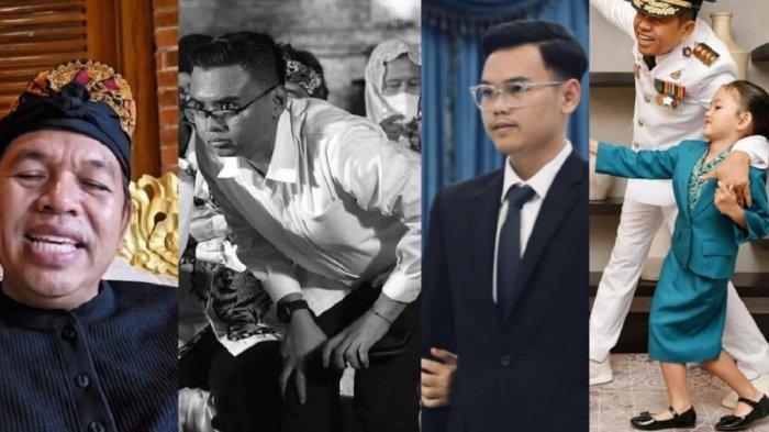 ANAK DEDI MULYADI - Foto ketiga anak Dedi Mulyadi diambil dari berbagai sumber pada Rabu (19/3/2025).