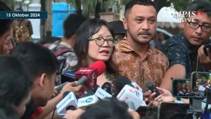 Profesor dari Tsinghua University, Stella Christie mendatangi kediaman Prabowo di Kertanegara, Jakarta Selatan, Selasa (15/10/2024).