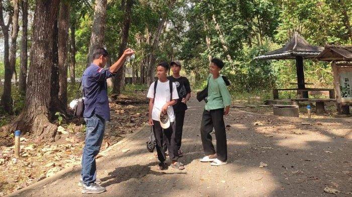 Suasana di Taman Wisata Alam Pangandaran, Minggu, 17 September 2023