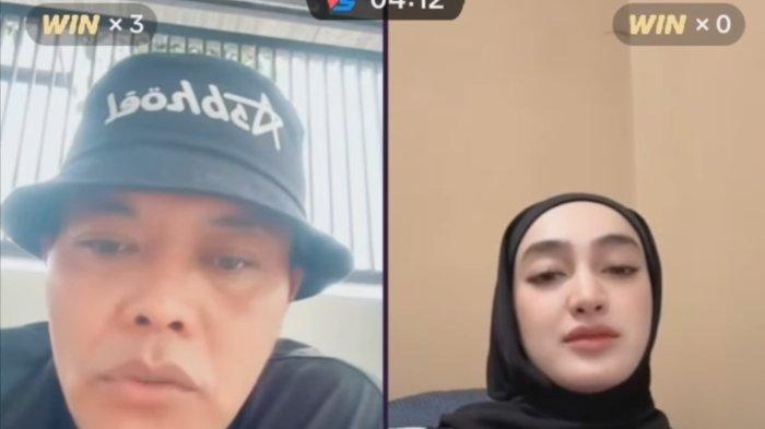 Sule dan Santyka Fauziah saat siaran langsung di TikTok