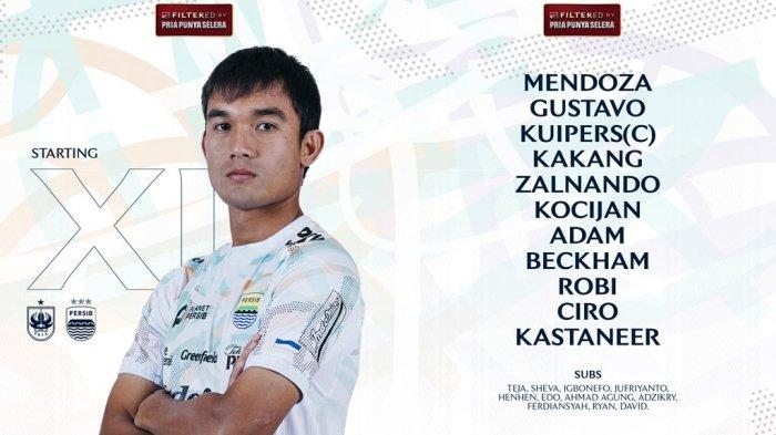 STARTER - Susunan Pemain Persib Hadapi PSIS pada pertandingan pekan ke-22 Liga 1 2024/2025 di Stadion Jatidiri, Minggu, 9 Februari 2025.