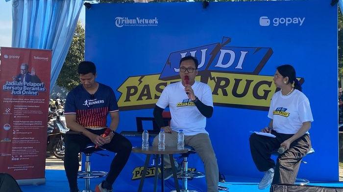 Talk show pada acara kampanye edukasi bertajuk JUDI