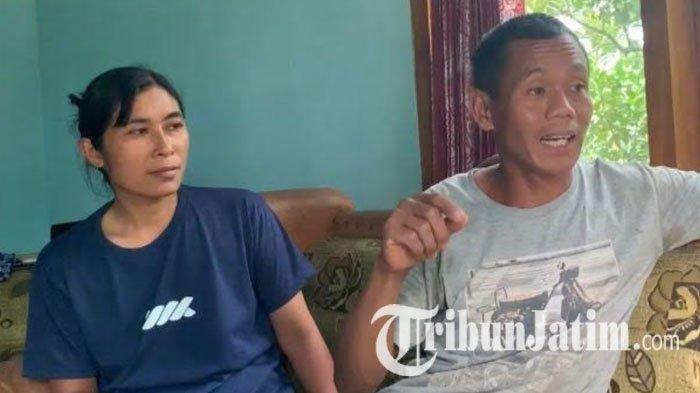 Tuari dan Sukatmini, orang tua MR (14) masih tidak menyangka anaknya tewas akibat ulah tetangganya, Ayuk Findi Antika (26). MR merupakan remaja asal Desa/Kecamatan Sudimoro, Pacitan, yang tewas usai meminum kopi yang ternyata dibubuhi racun sianida. c