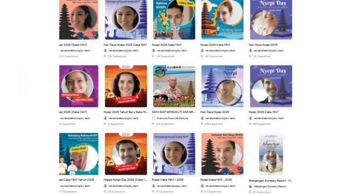 UCAPAN NYEPI 2025 - Kumpulan Twibbon Hari Raya Nyepi diunduh dari Twibbonize.com, Kamis (27/3/2025). Hari Raya Nyepi jatuh pada Sabtu, 29 Maret 2025, Anda dapat merayakannya dengan berbagi ucapan melalui Twibbon.