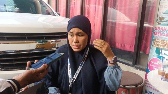 Vina (39), saksi mata kaburnya lima pekerja rumah tangga (PRT) di Jalan Jatinegara Timur II, Rawa Bunga, Jatinegara, Jakarta Timur, Senin (12/2/2024).