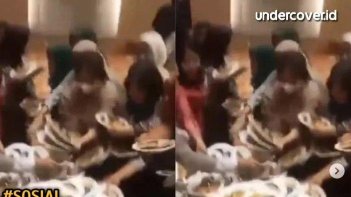 Viral, Aksi Petugas KPPS di Jakarta Rebutan Makanan saat Pelantikan Tuai Sorotan, Warganet Miris