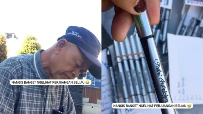 Kisah Pak Pen penjual pena ukir asal Kediri jualan dari pagi hingga sore meski sepi peminat