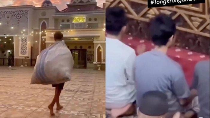 Kisah remaja kerja jadi pemulung salat di masjid saat azan berkumandang