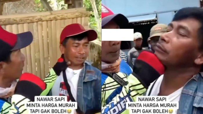 Viral penjual sapi diintimidasi bapak-bapak diduga makelar nawar sapi harga murah, tuai kecaman