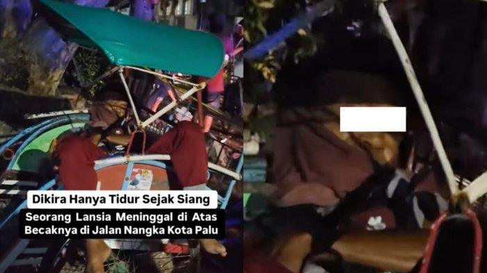 Tukang becak meninggal dunia dikira hanya tidur siang