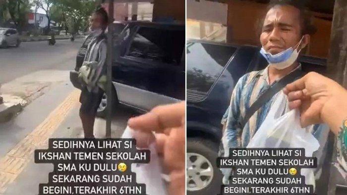 Viral kisah wanita bernama Pika bertemu dengan teman lamanya semasa SMA bernama Ikhsan yang kini jadi ODGJ