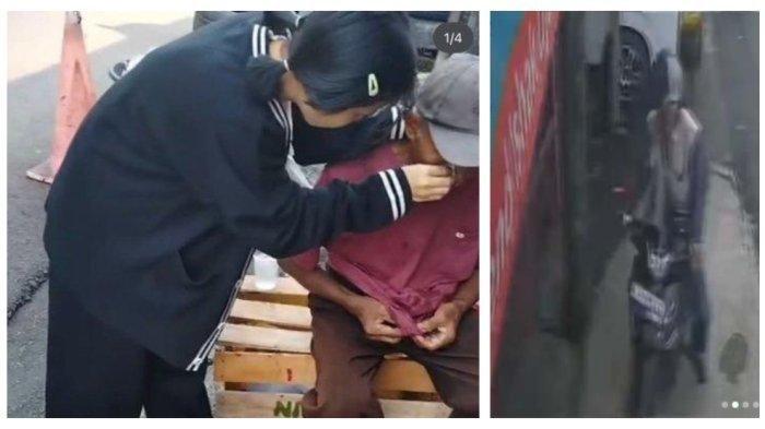 PENJUAL PISANG DIANIAYA - Tangkapan layar sosok pelaku yang hajar kakek di Bogor hingga berdarah-darah pada Rabu (30/4/2025). Polisi kantongi identitas pelaku pemukulan Kakek Ugan (78) penjual pisang di Gunung Batu, Kecamatan Bogor Barat, Kota Bogor.