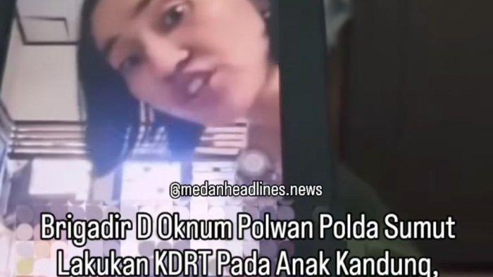 POLWAN ANIAYA ANAK - Sebuah video rekaman beredar di media sosial memperlihatkan seorang polwan diduga menganiaya anak kandungnya saat video call dengan seorang pria, kini diselidiki Polda Sumut (17/1/2025).