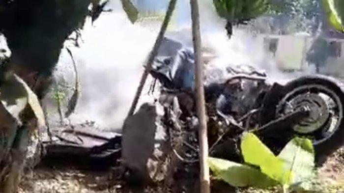 Vokalis Band Ruri Repvblik Alami Kecelakaan Tunggal di Ciamis saat Mengendarai Moge, Motor Rusak Parah