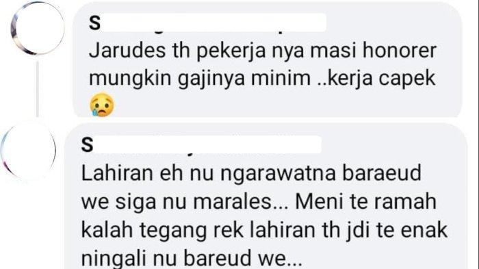 Warga menyampaikan keluhan pelayanan Rumah Sakit Umum Daerah (RSUD) Sumedang di internet, Rabu (4/10/2023).