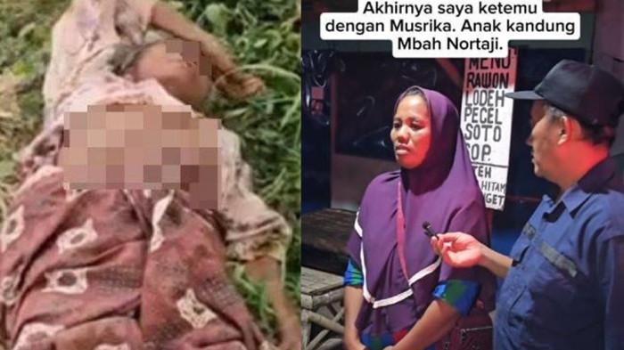 ANAK TELANTARKAN IBU: Tangkapan layar video seorang wanita mengusir ibu kandung Nortaji (kiri) hingga telantar di jalanan, merasa tak bersalah saat diultimatum sosok penolong, Arief Camra (kanan).