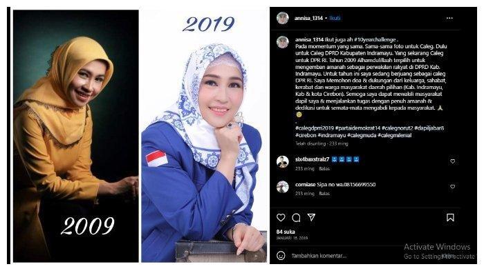 Rekam jejak Anis Khairunnisa pernah telah maju sebagai Caleg DPRD Kabupaten Indramayu tahun 2009.