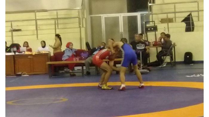 133 Atlet Gulat Ikuti Kompetisi Antar Klub Olahraga Pelajar Tingkat