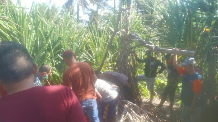 Sn (8) bocah perempuan ditemukan tewas di kawasan Pantai Cikakap, Desa Tanjungsari, Kecamatan Agrabinta, Kabupaten Cianjur, Jumat (28/7/2023). 