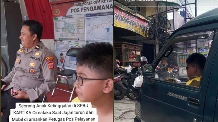 Sebuah video menunjukkan anak laki-laki yang tertinggal saat mudik Lebaran 2024, viral di media sosial