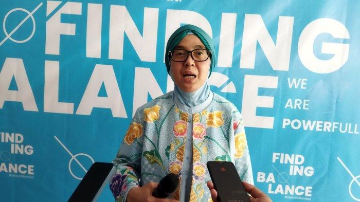 Dewan Pakar TKN Prabowo Gibran, dr Rina Adeline Sumantri saat ditemui di Cimahi, Senin (15/1/2024).