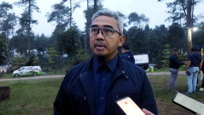 Politisi Partai NasDem, Muhammad Farhan saat ditemui di di Perkemahan Kebon Pinus Cikole Lembang, Minggu (21/5/2023).