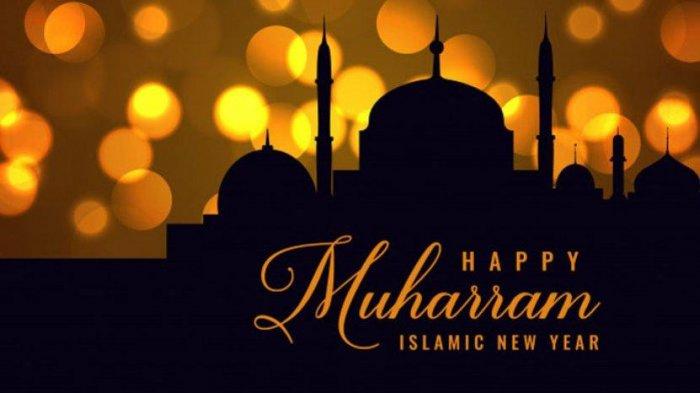 gambar menarik ucapan selamat Tahun Baru Islam 1443 H atau 1 Muharram