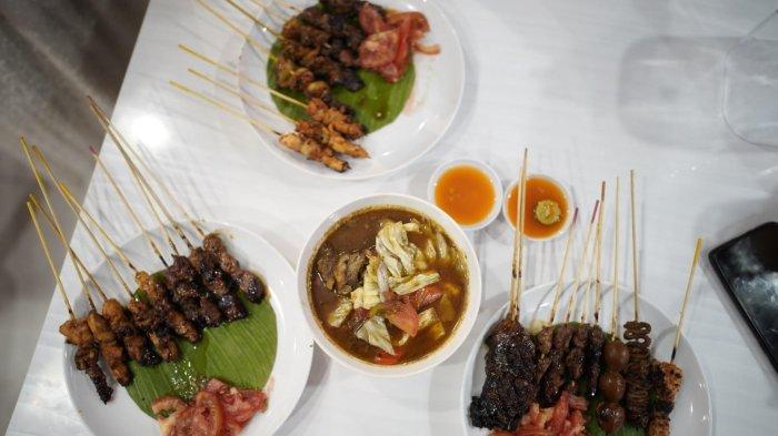 hidangan menu di Bang Sate Bang
