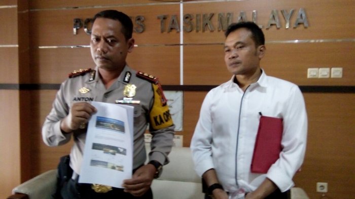 Tersangka penyebar hoaks di Kecamatan Kota