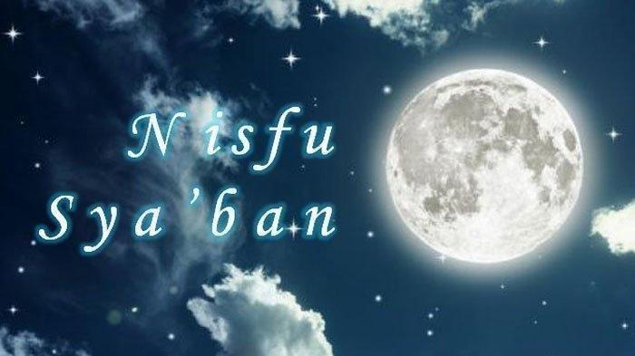 Ilustrasi kutipan Islami tentang malam Nisfu Syaban
