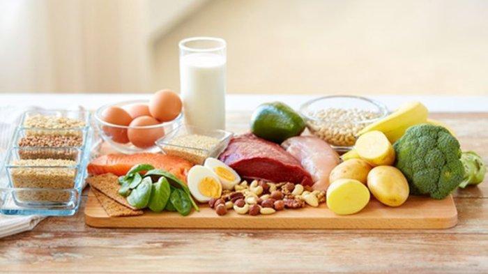 Ilustrasi makanan bergizi