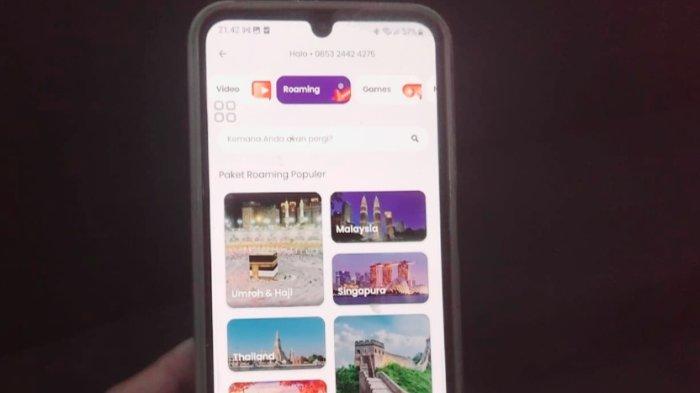 ilustrasi pembelian paket roaming Roamax dari Telkomsel di My Telkomsel super app.
